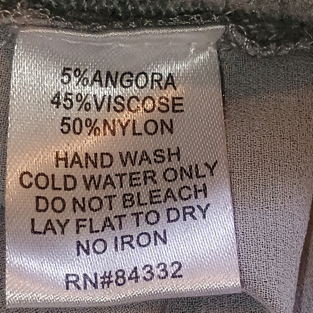 Sisters Women's Grey Studded‎ Embellished Sweater Cardigan Layered Look M - Picture 7 of 9